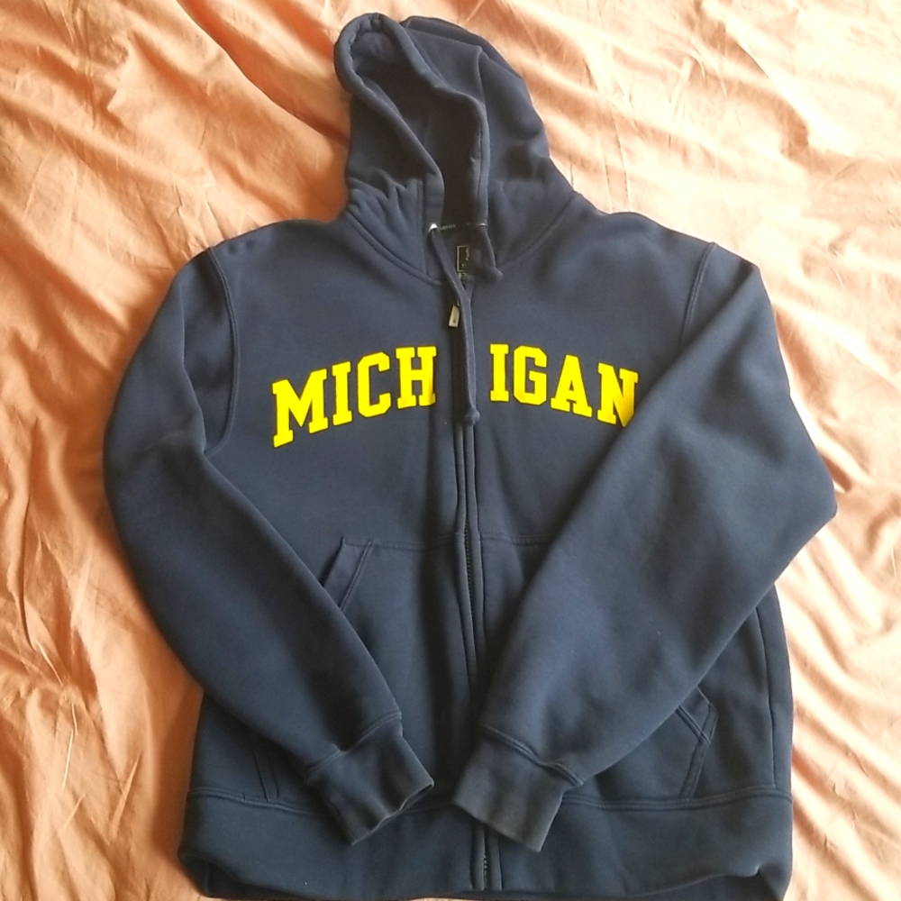 Michigan zip hoodie